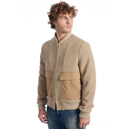 Roberto Pepe Luksus Beige Uld Herrejakke