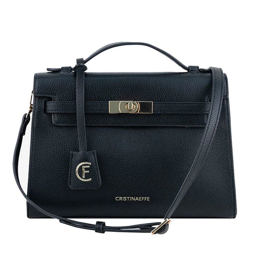 CRISTINAEFFE Crossbody taske i sort kunstlæder