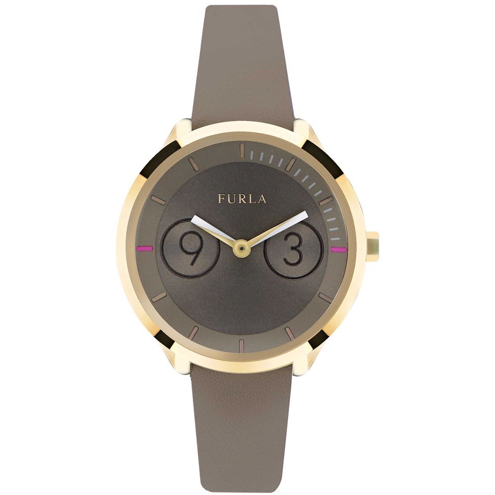 Furla Gray Leather Watch