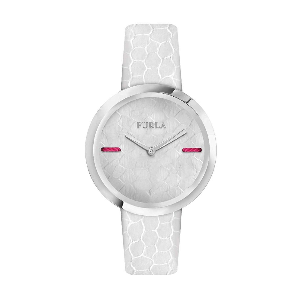 Furla White Leather Watch