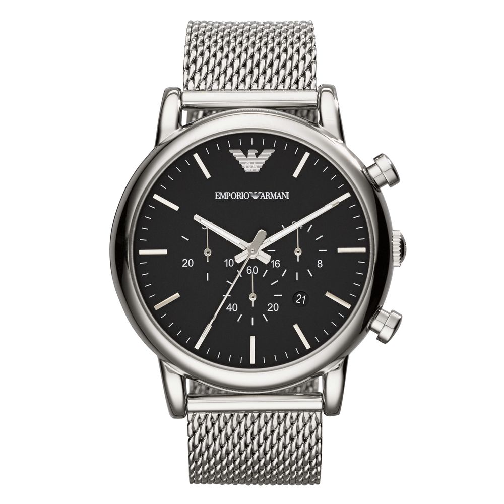 Emporio Armani sølv herreur