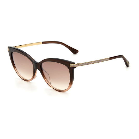 Ochelari de soare Jimmy Choo maro din acetat