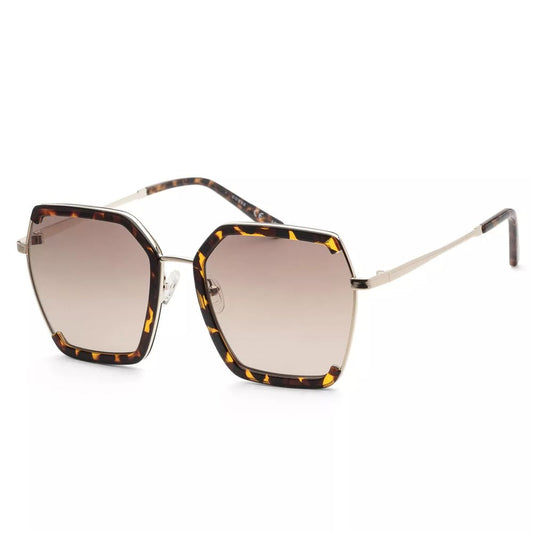 Guess Brown Metal Sunglasses