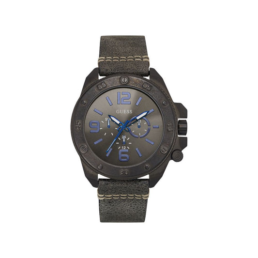 Guess Gray Leather Watch