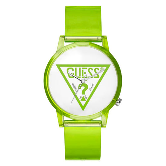 Ceas Guess din silicon verde