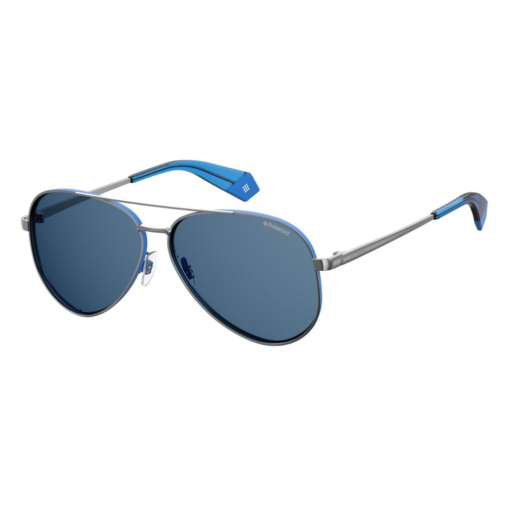 Polaroid Blue Metal Sunglasses