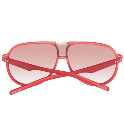 Polaroid Red Acetate Sunglasses