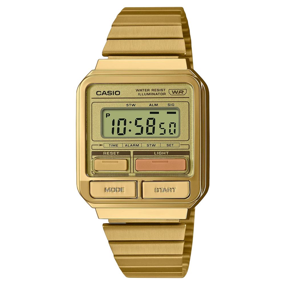 Casio guld stålur