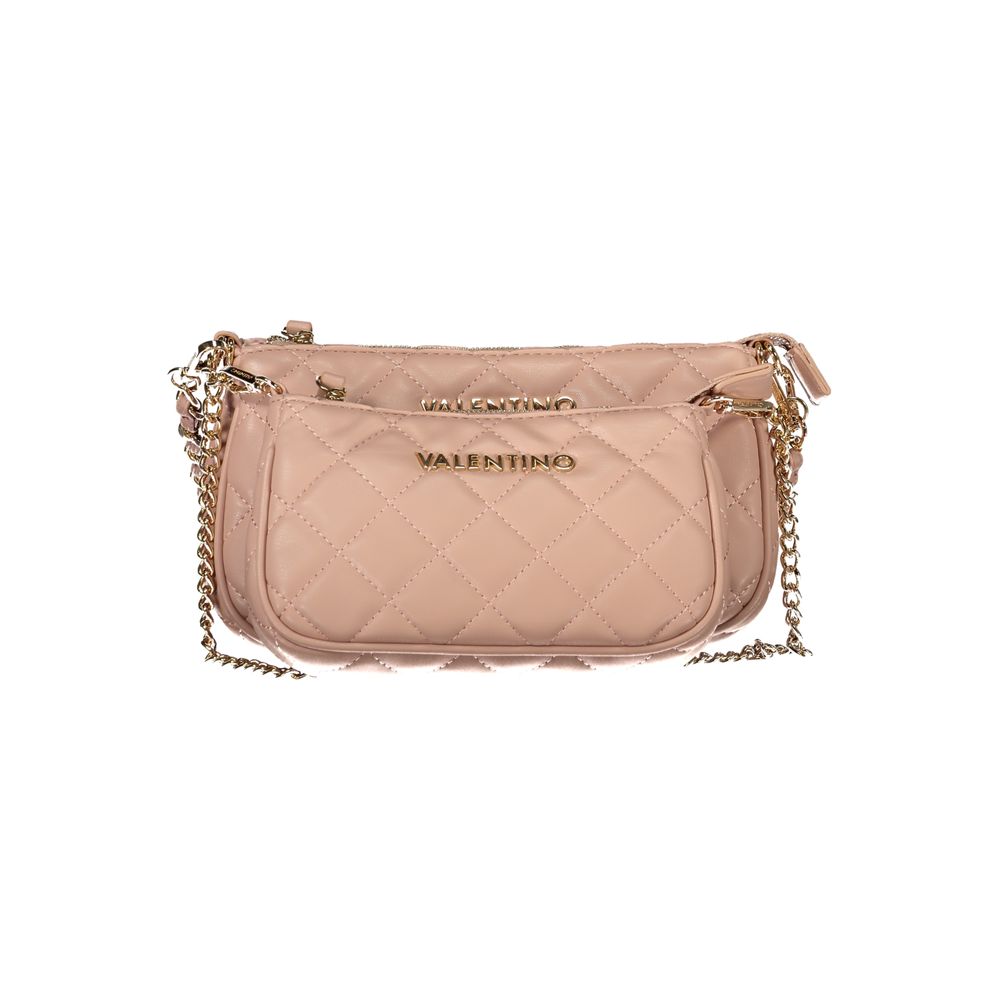 Valentino Tasker Pink Polyethylene håndtaske