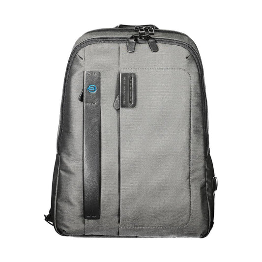 Piquadro Gray Polyester Backpack