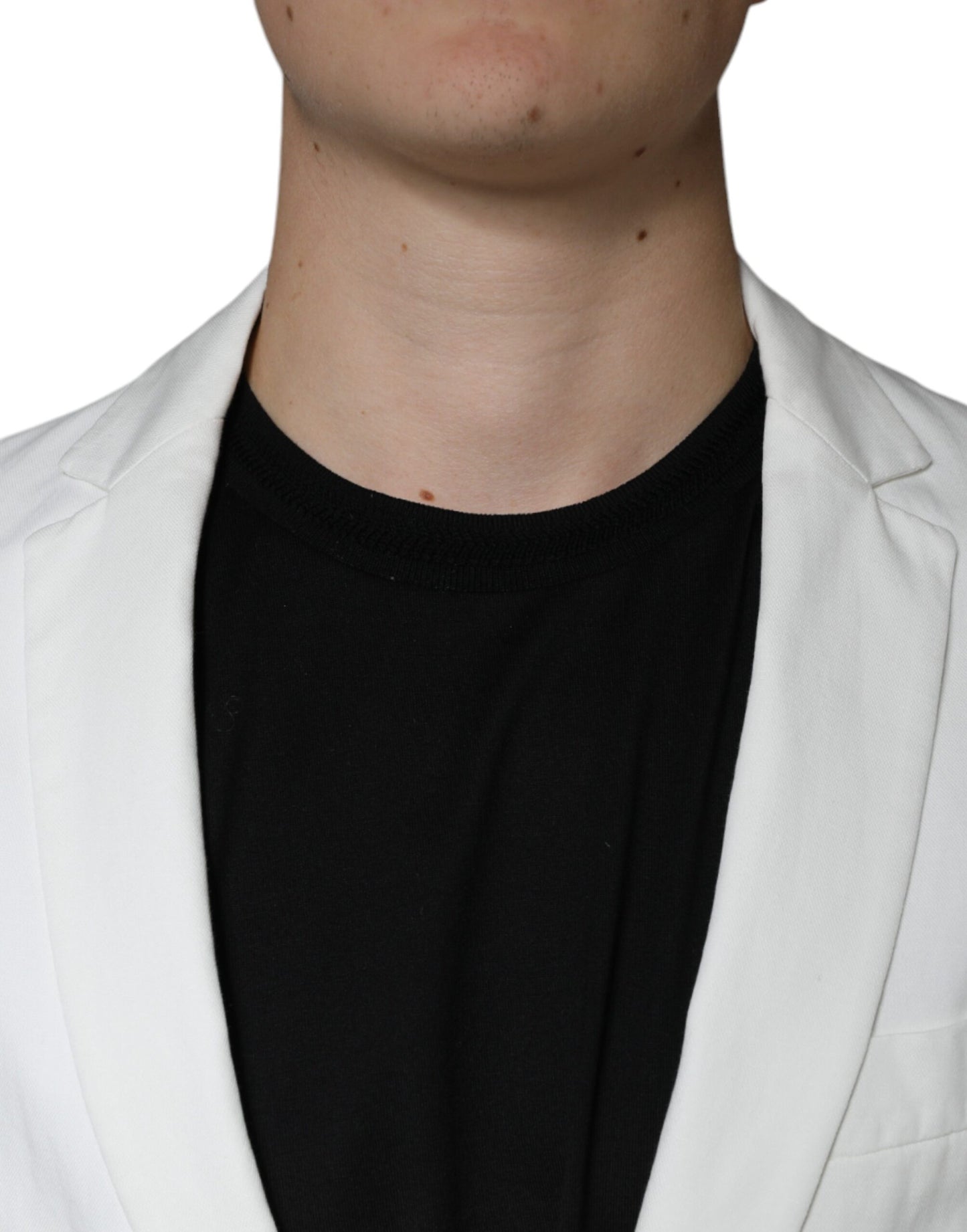 Dondup White Single Breasted One Button Dress Formel Blazer