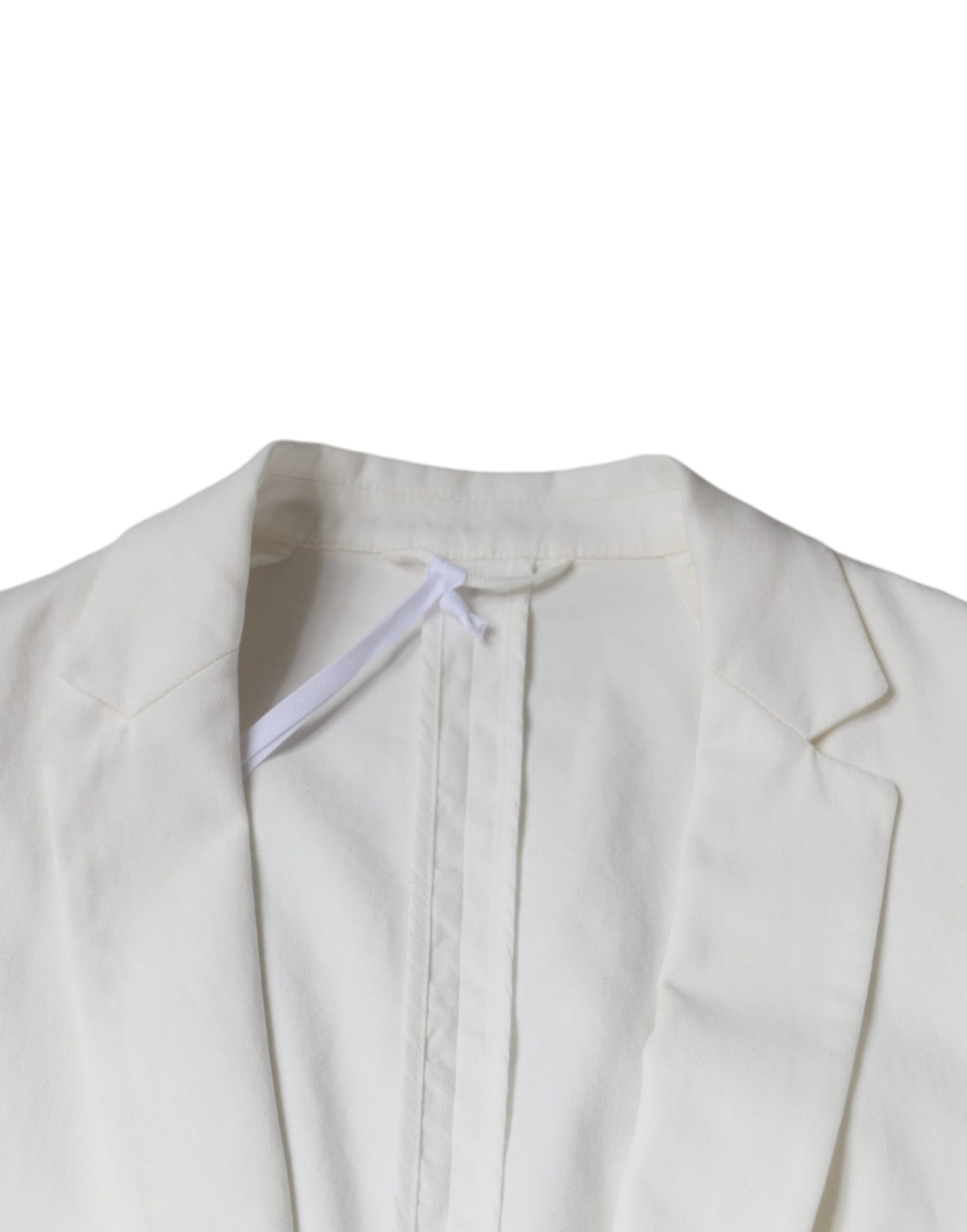 Dondup White Single Breasted One Button Dress Formel Blazer