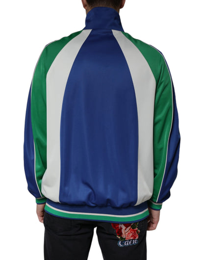 Dolce &amp; Gabbana Flerfarvet Polyester Bomberjakke med Lynlås