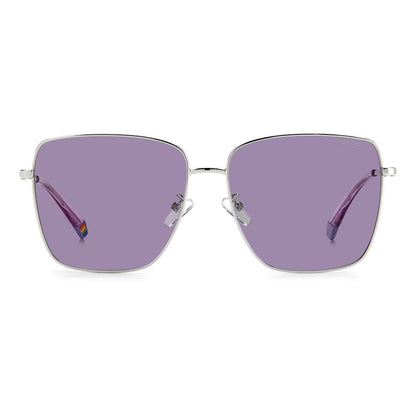 Polaroid Gray Metal Sunglasses