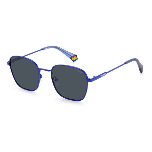 Polaroid Blue Stainless Steel Sunglasses