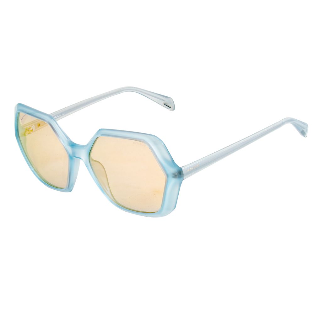 Police Blue Injected Sunglasses