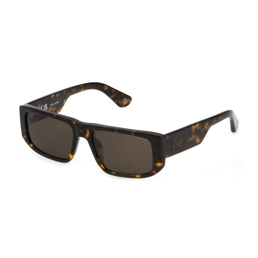 Police Brown Plastic Sunglasses