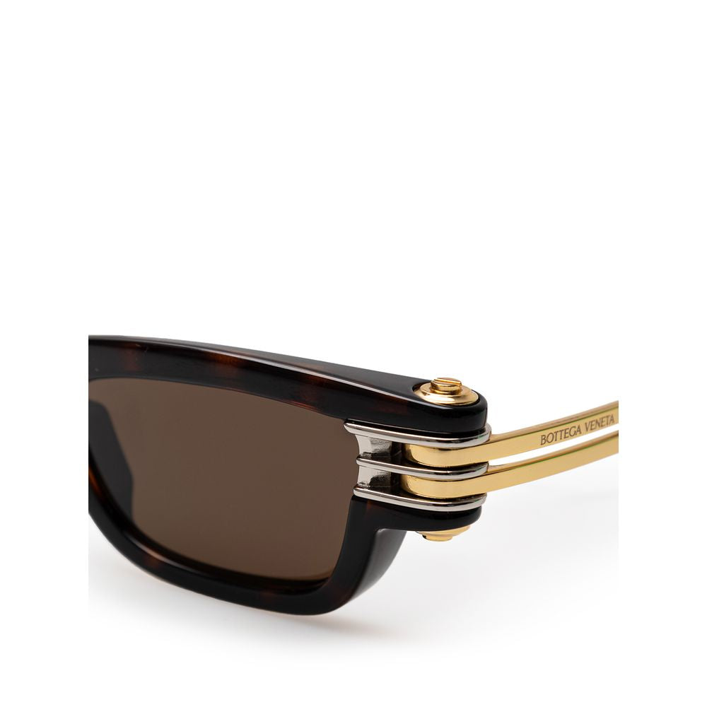 Bottega Veneta Brown Acetate solbriller