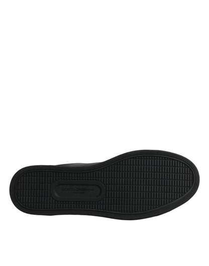 Dolce &amp; Gabbana Sorte London Sacred Heart Herre Sneakers Sko