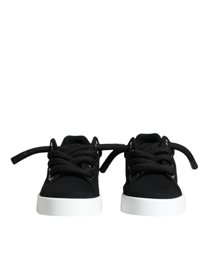 Dolce &amp; Gabbana Sorte Portofino Lave Sneakers Sko
