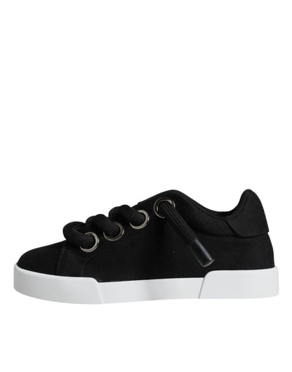 Dolce &amp; Gabbana Sorte Portofino Lave Sneakers Sko
