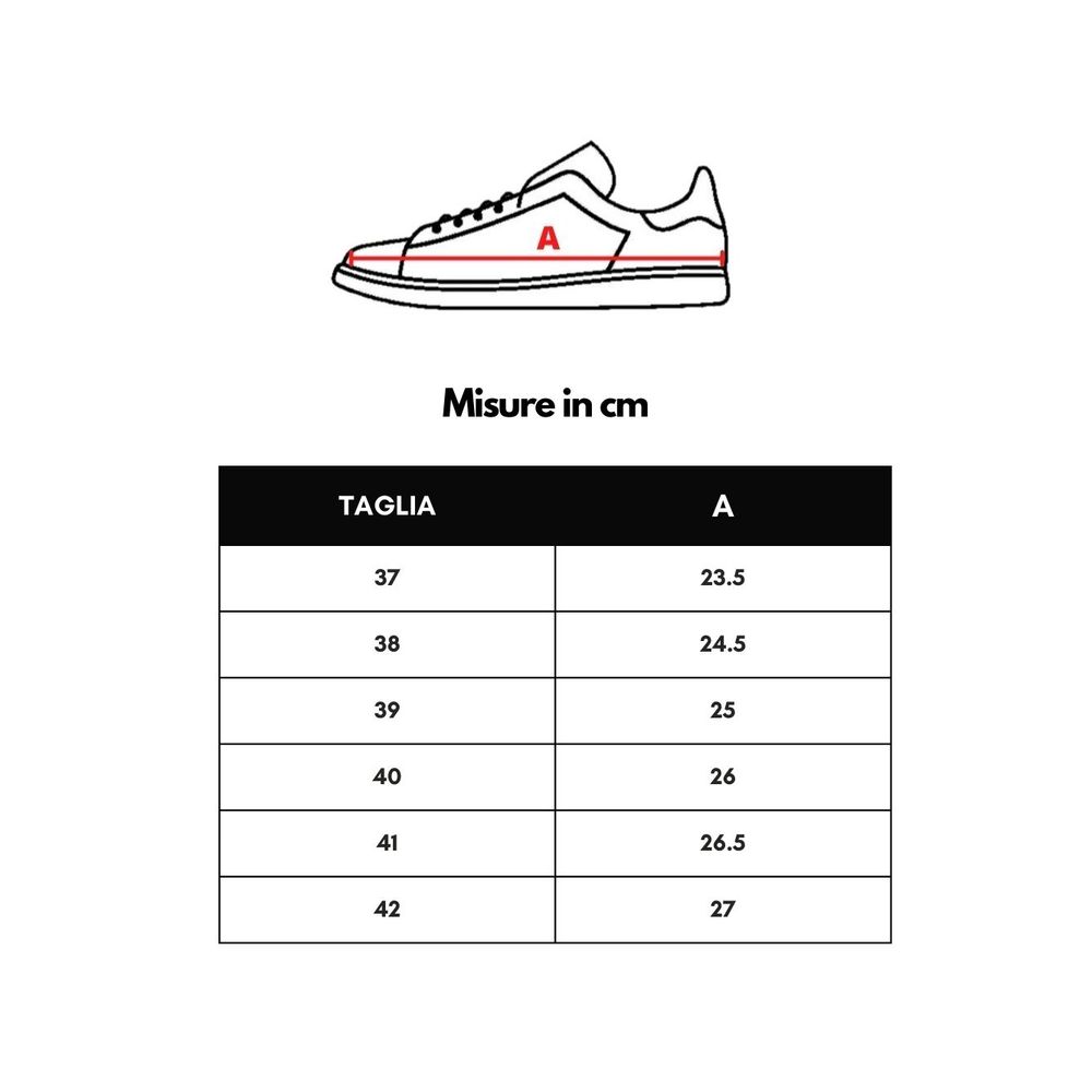 P448 Sneaker i hvid læder