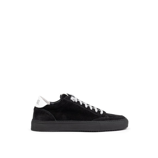 P448 Scamociata Sneaker i sort læder