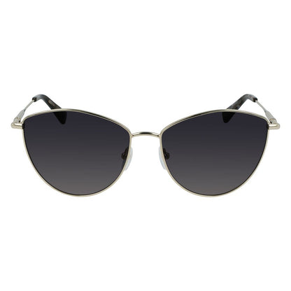 Longchamp Gold Metal Sunglasses