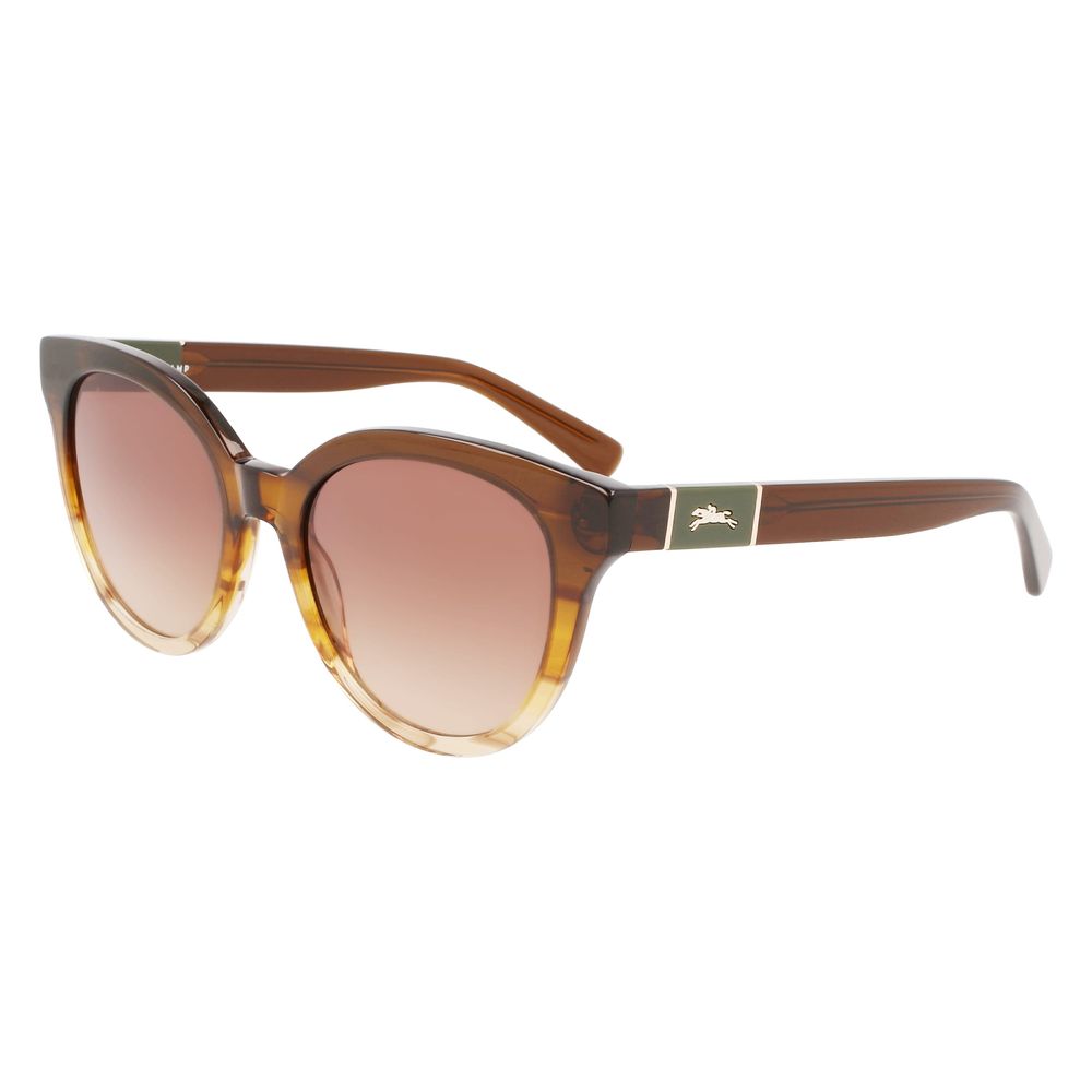 Longchamp Brown Acetate solbriller