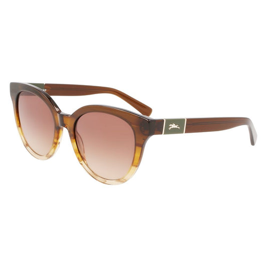 Longchamp Brown Acetate solbriller