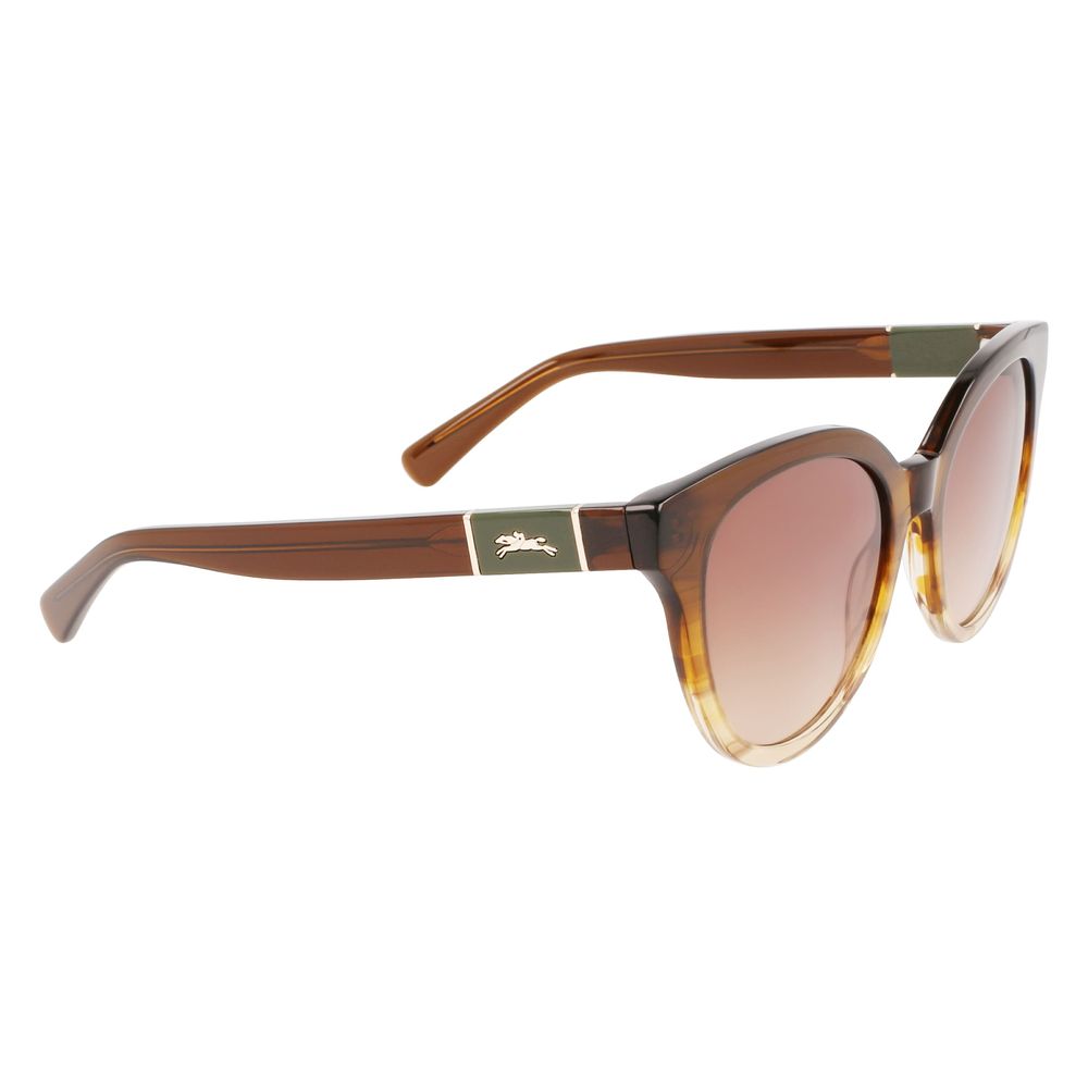 Longchamp Brown Acetate solbriller