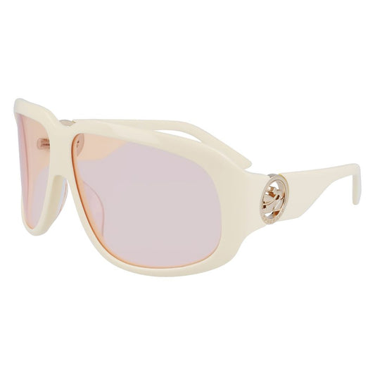 Longchamp White Acetate solbriller