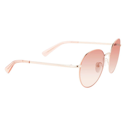 Longchamp Brown Metal Sunglasses