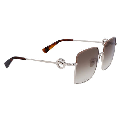 Longchamp Gold Metal Sunglasses