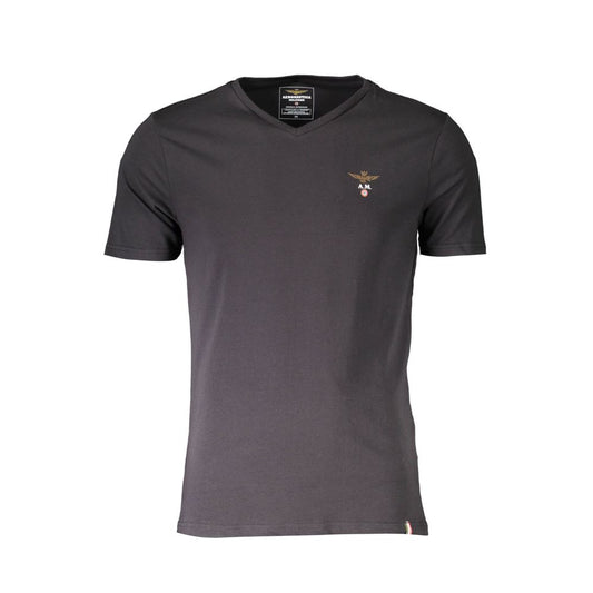 Aeronautica Militare sort bomuld T-shirt