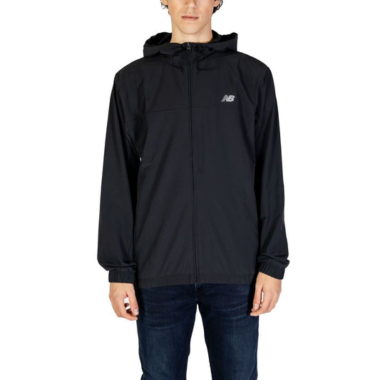 New Balance Sort Genbrugt Polyester Jakke