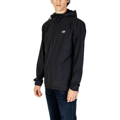 New Balance Sort Genbrugt Polyester Jakke