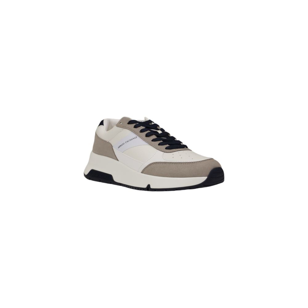 Armani Exchange Hvid Polyester Sneaker