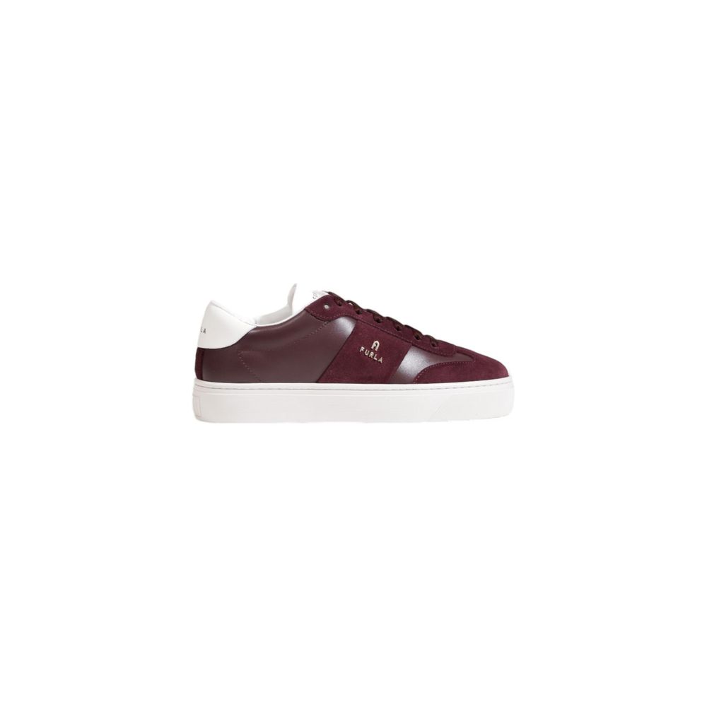 Furla Bordeaux læder sneaker