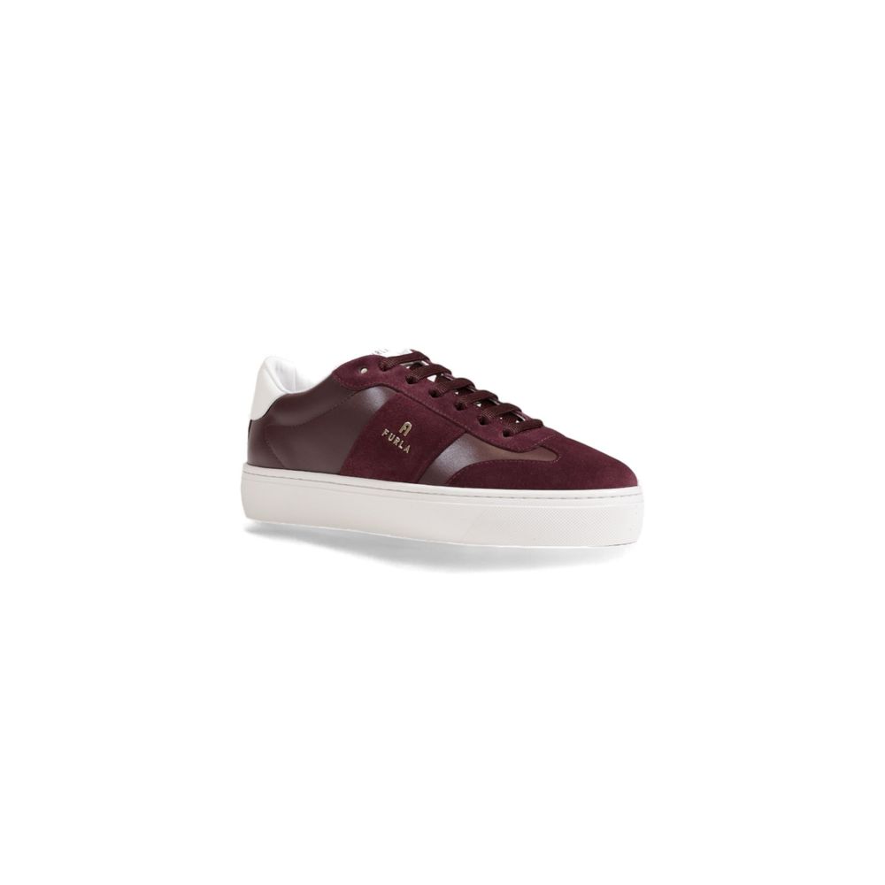 Furla Bordeaux læder sneaker