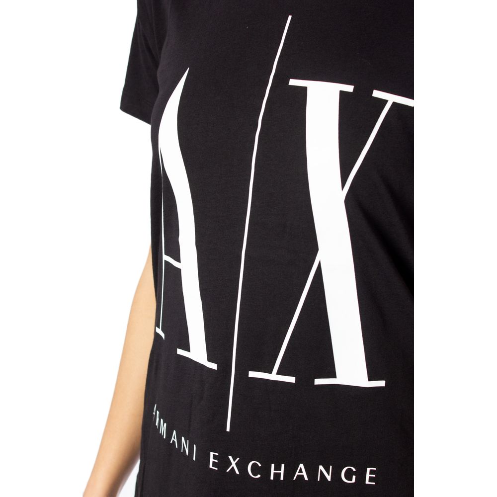 Armani Exchange Black Bomuld Toppe &amp; T-shirt