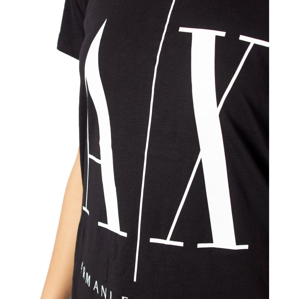 Armani Exchange Black Bomuld Toppe &amp; T-shirt