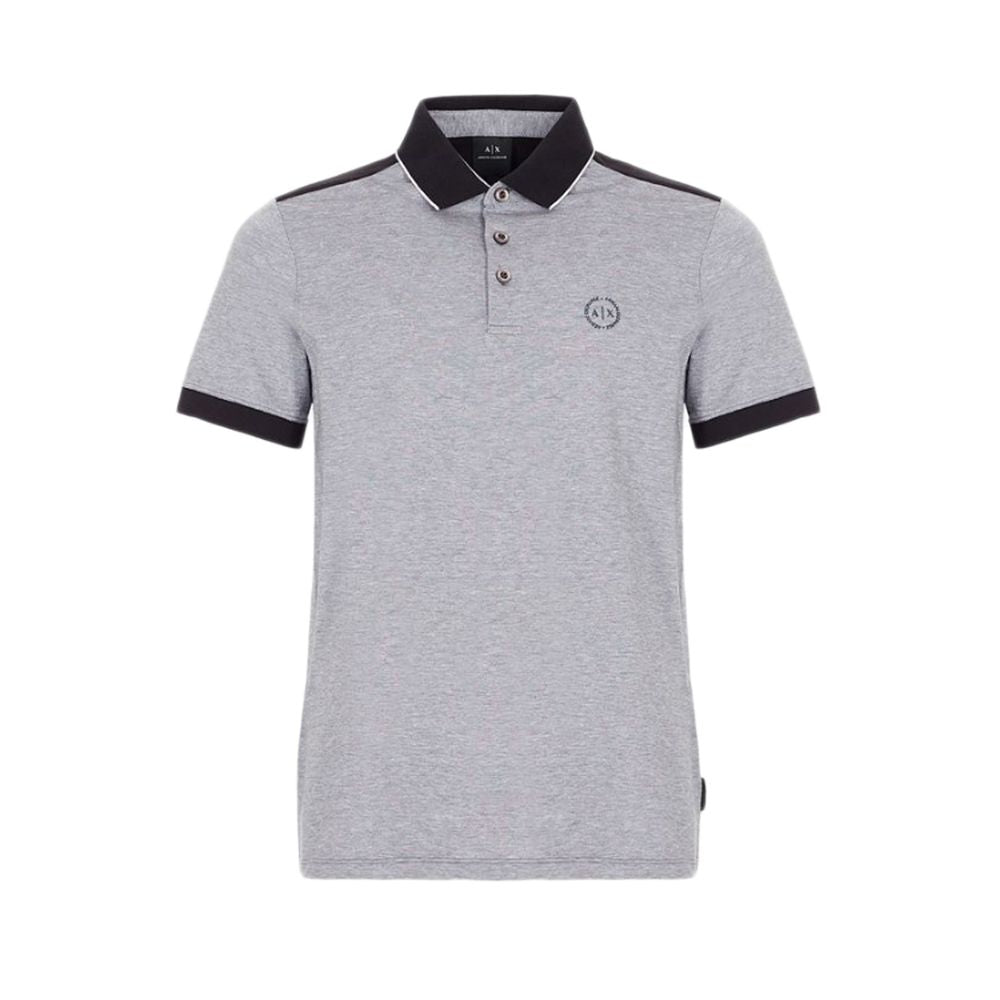 Armani Exchange sort bomuld poloshirt