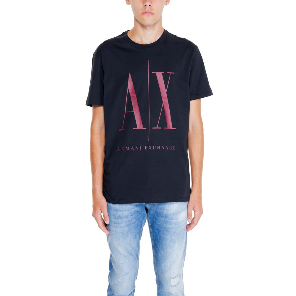 Armani Exchange Bordeaux bomuld T-shirt