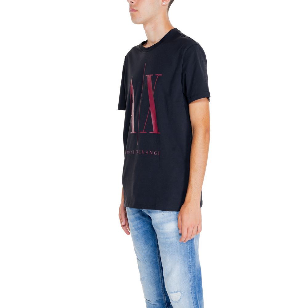 Armani Exchange Bordeaux bomuld T-shirt