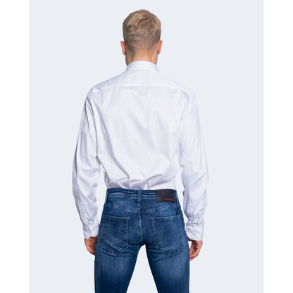 Armani Exchange Hvid Bomuldsskjorte