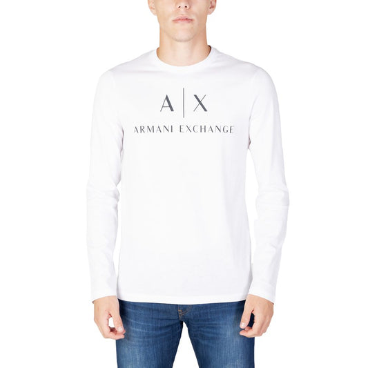 Armani Exchange Hvid Bomuldsskjorte