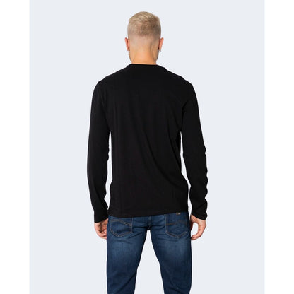 Armani Exchange sort bomuldsskjorte
