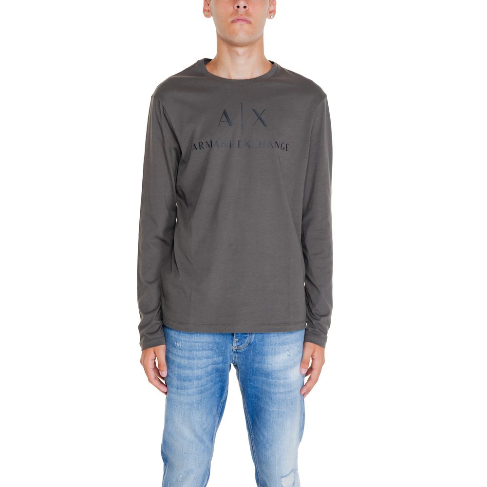Armani Exchange Grøn Bomuldsskjorte