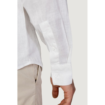 Armani Exchange Hvid Hørskjorte